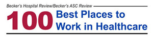 Beckers 100 Best Places to Work in Healthcare Logo
