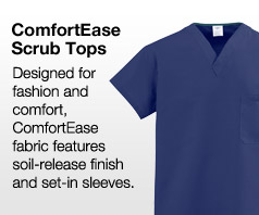 ComfortEase Scrub Tops