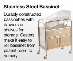 Stainless Steel Bassinet
