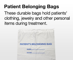 Patient Belongings Bags