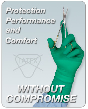 Latex-Free Surgical Glove Banner
