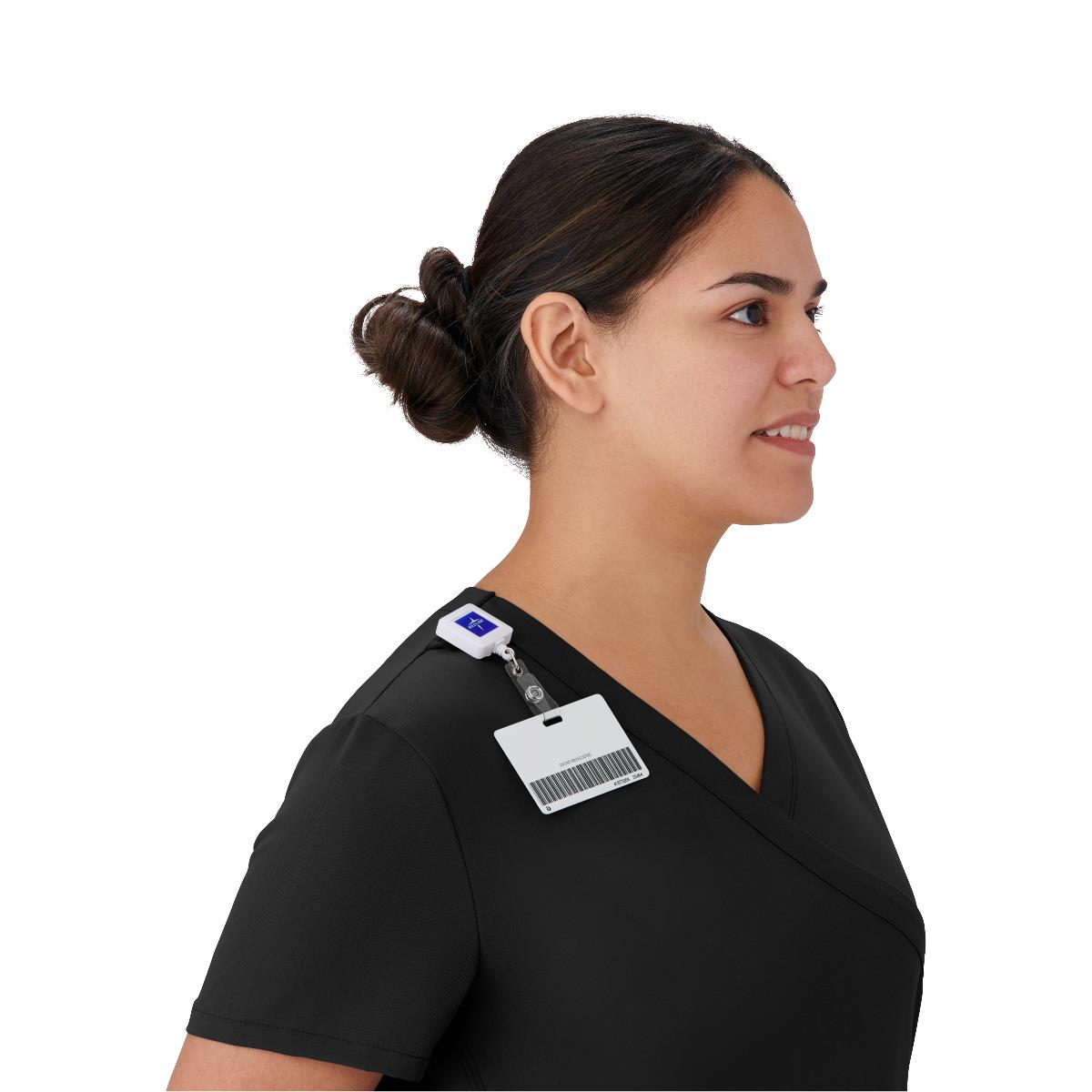 Staten AVE Women‘s Yoga-Style Scrub Tops with Zipper Pockets (Style 4865)-Medline Textiles