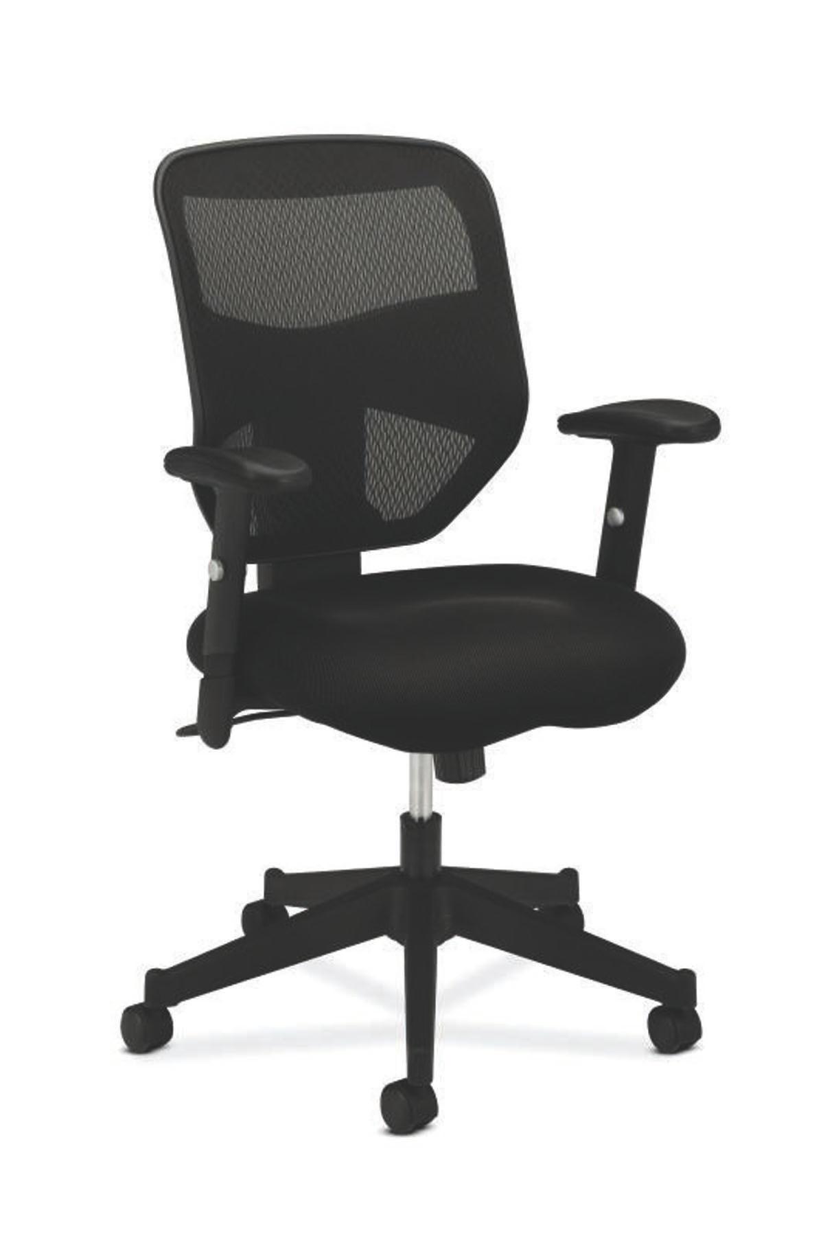 HON+Prominent+Mesh+High-Back+Task+Chair+%7C+Center-Tilt%2C+Tension%2C+Lock+%7C+Adjustable+Arms+%7C+Black+Sandwich+Mesh+Seat