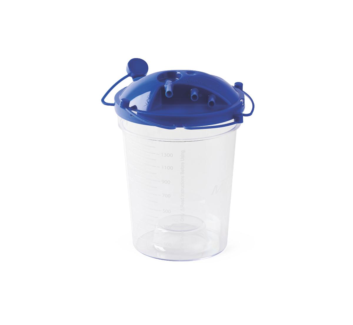 Rigid Disposable Suction Canisters with Turret Lids