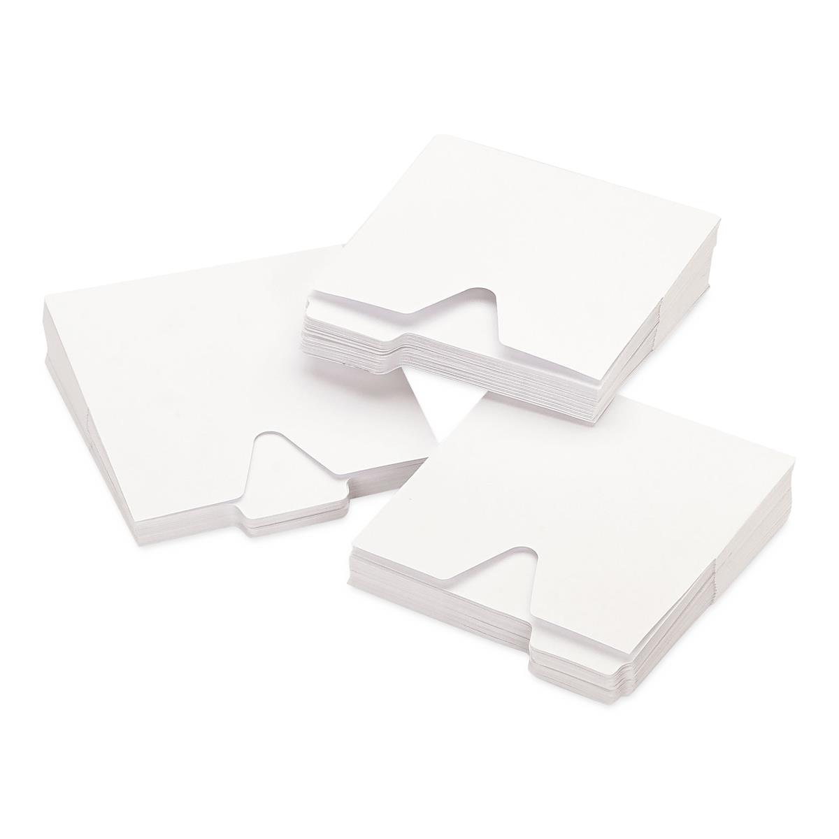 Vaultz+CD%2FDVD+Refill+File+Folders+-+5.1%26quot%3B+Height+x+5.1%26quot%3B+Width+x+0.1%26quot%3B+Depth+-+1+x+CD%2FDVD+Capacity+-+5%26quot%3B+x+5+3%2F8%26quot%3B+Sheet+-+White+-+100+%2F+Pack