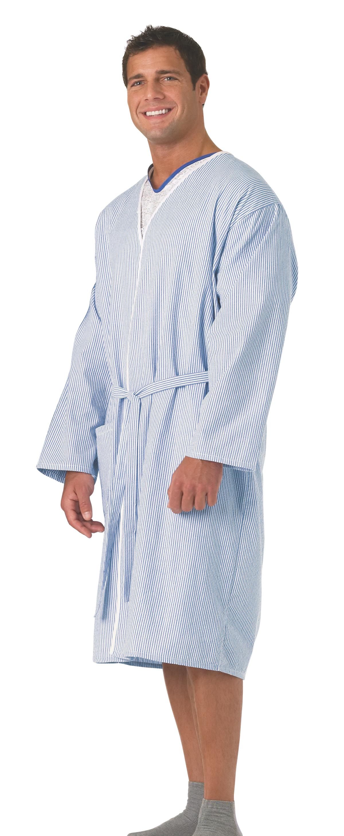 Unisex Adult Patient Twill Robe Medline Industries, Inc.