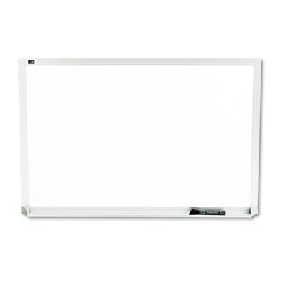 Quartet+Premium+DuraMax+Magnetic+Whiteboard+-+36%26quot%3B+%283+ft%29+Width+x+24%26quot%3B+%282+ft%29+Height+-+White+Porcelain+Surface+-+Silver+Aluminum+Frame+-+Rectangle+-+Horizontal%2FVertical+-+1+%2F+Each+-+TAA+Compliant