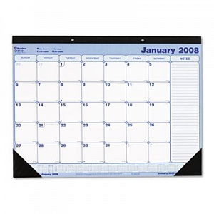 Blueline Desk Pad Calendar | Medline Industries, Inc.