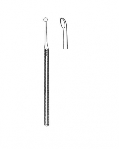 Curette Dermale Per Verruche A Cucchiaio - Strumento Chirurgico In Acciaio Inox, Singolo, CE