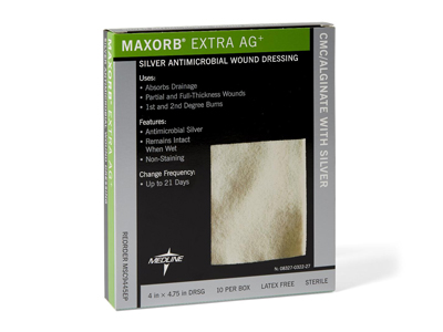 Maxorb Extra Ag+ CMC/Alginate Sheet