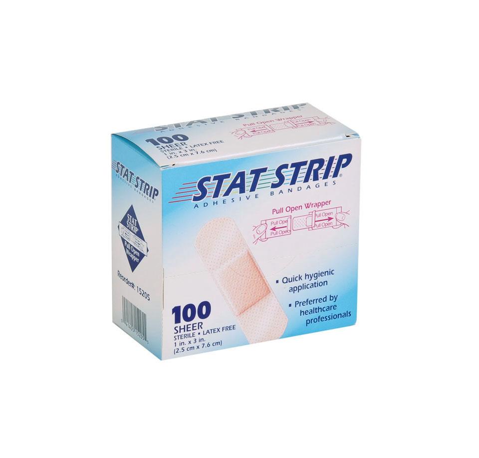 Stat Strip Adhesive Bandages By Derma Sciences Medline Industries Inc
