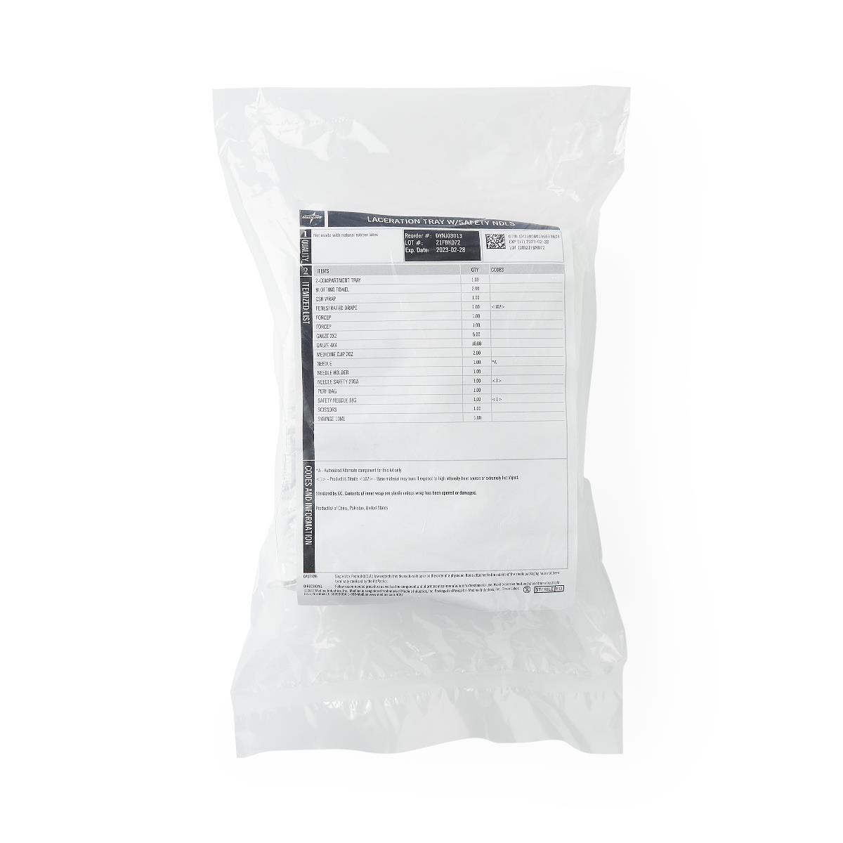 Laceration Trays with Satin Instruments | Medline