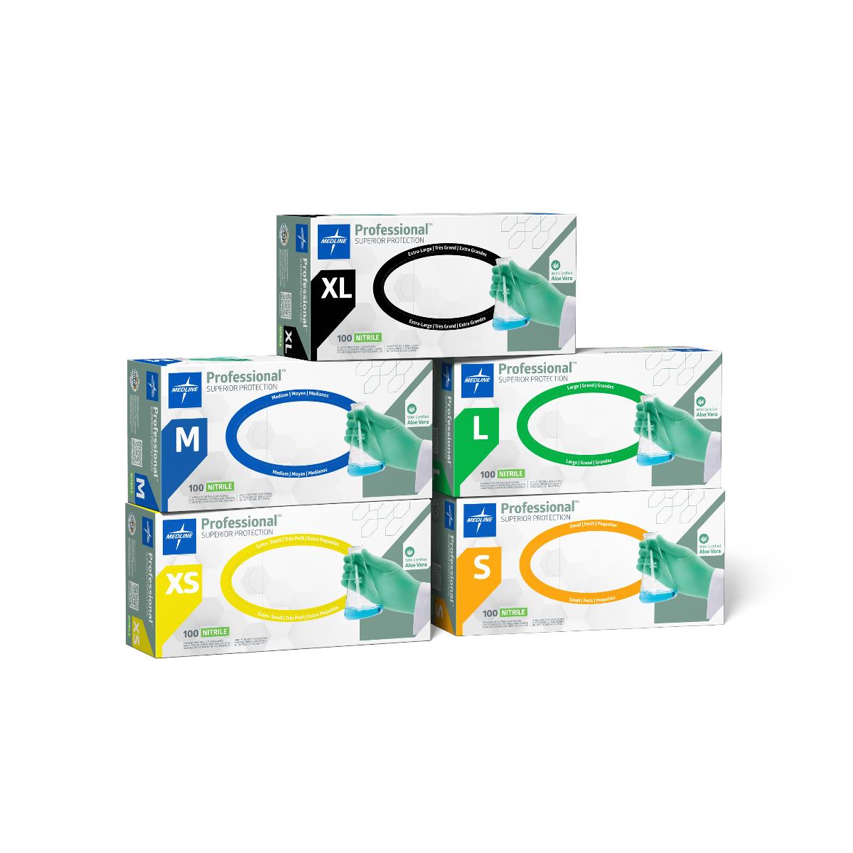 Food Safe Medline Aloetouch Nitrile Exam Gloves White Nitrile Gloves