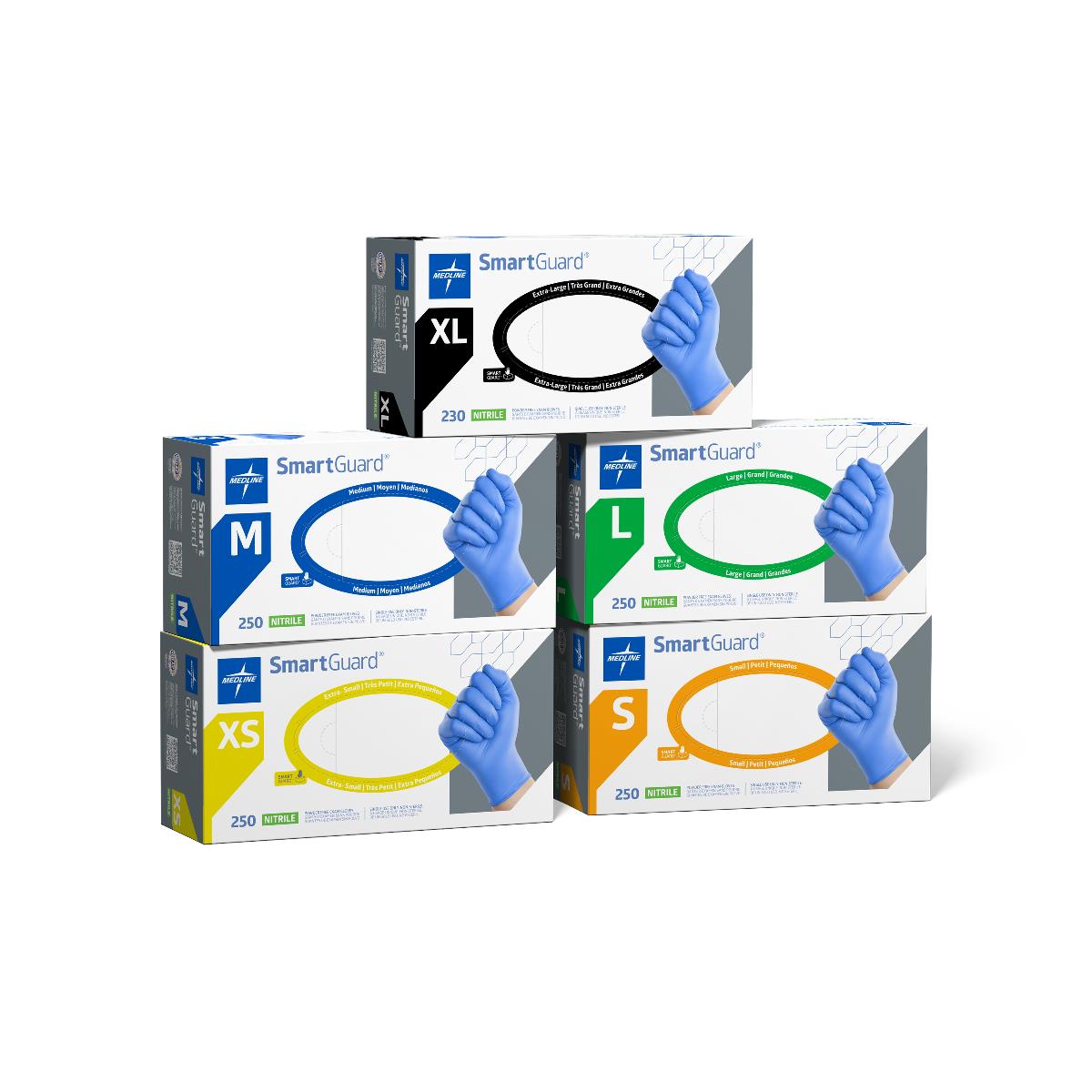 SmartGuard Nitrile Exam Gloves | Medline