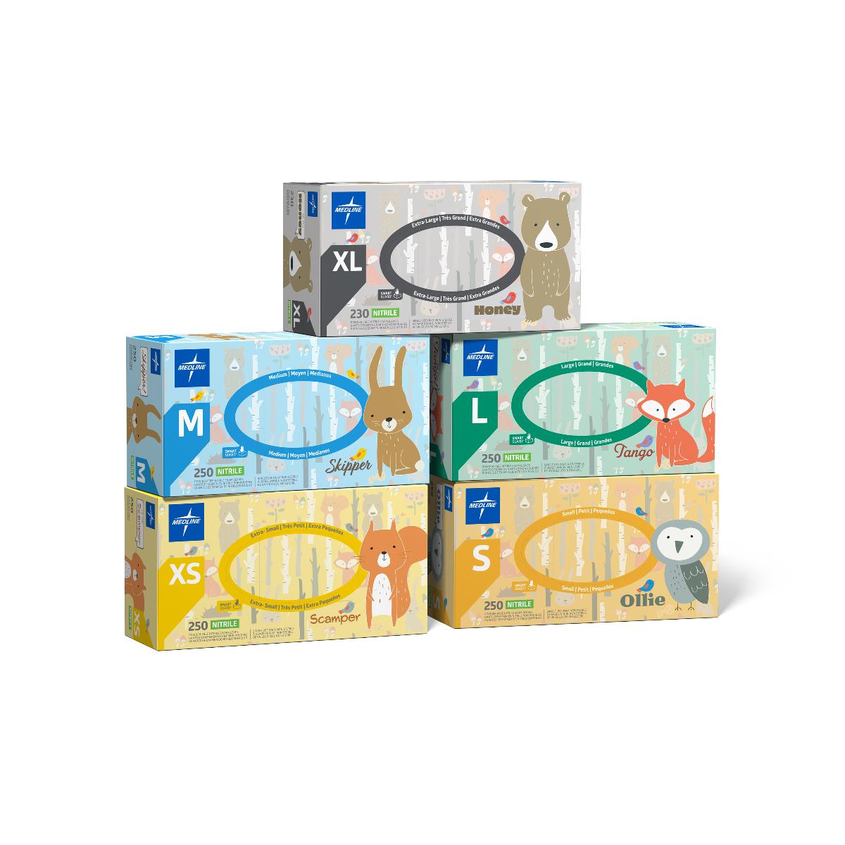Woodland Friends Nitrile Exam Gloves | Medline