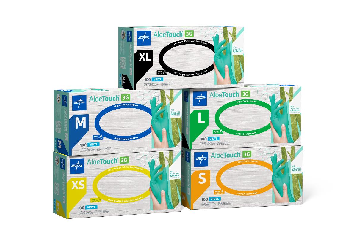 AloeTouch 3G Synthetic Exam Gloves - CA Only | Medline