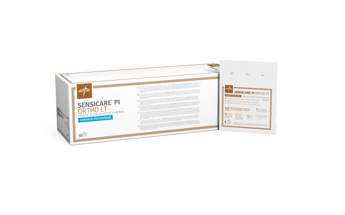 SensiCare PI Ortho LT Surgical Gloves | Medline