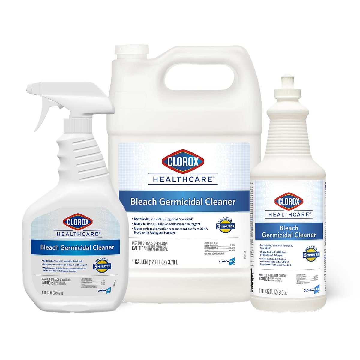 コロナin Clorox Healthcare Bleach Germicidal Cleaners | Medline