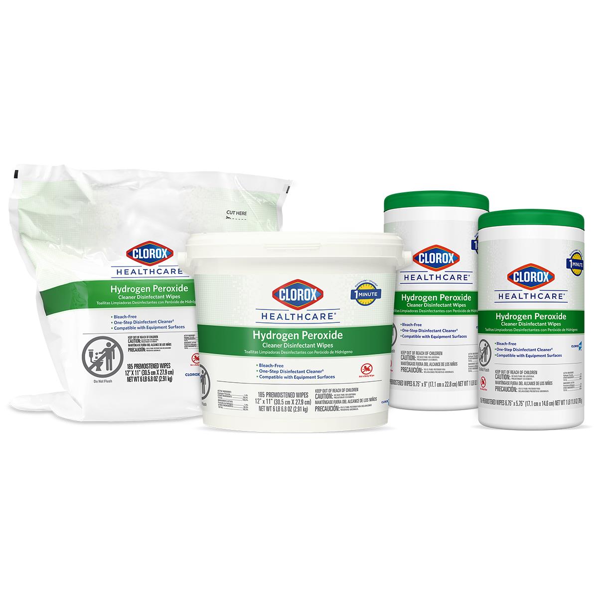 Clorox Healthcare Hydrogen Peroxide Wipes | Medline