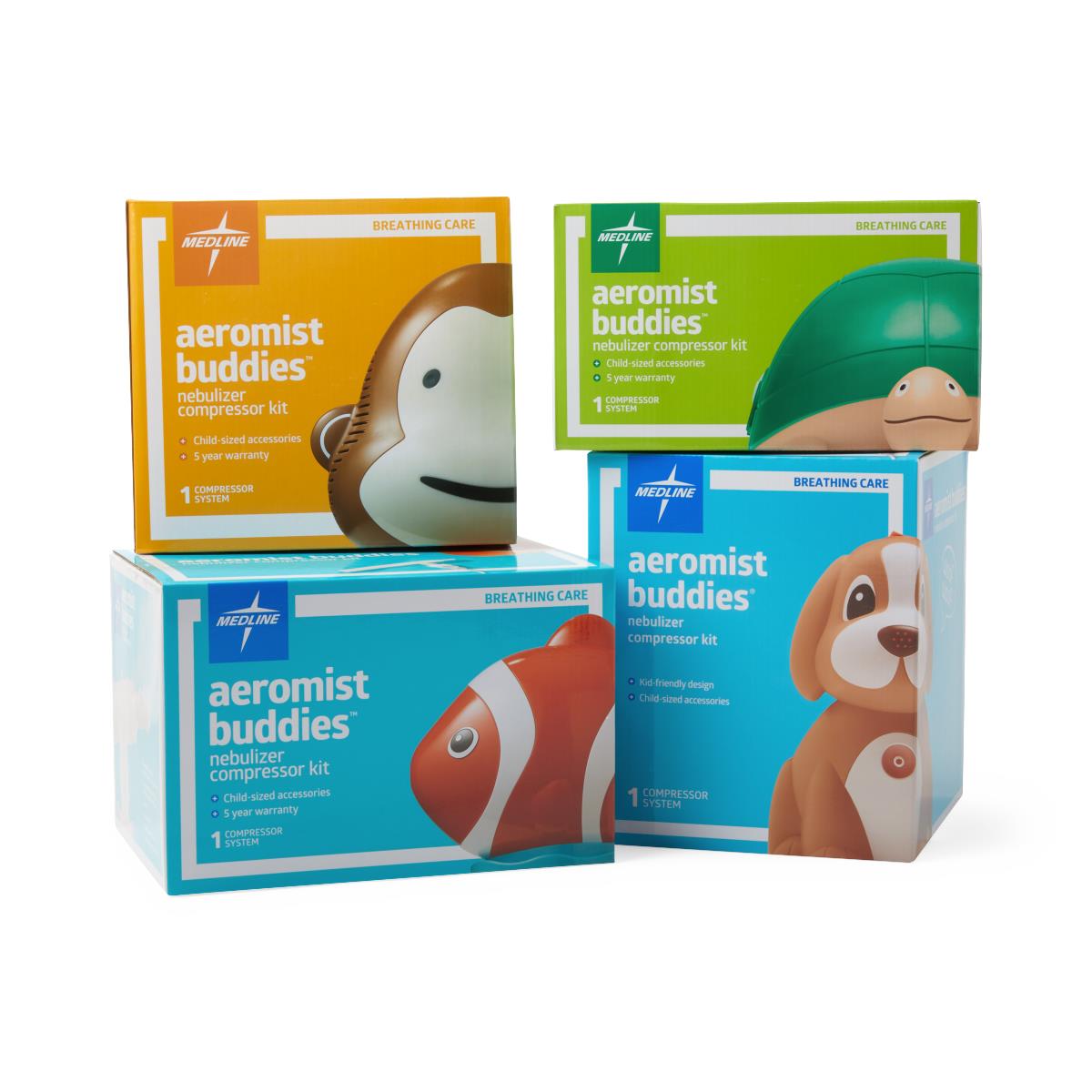 Medline Pediatric Aeromist Buddies Nebulizer Compressors Medline