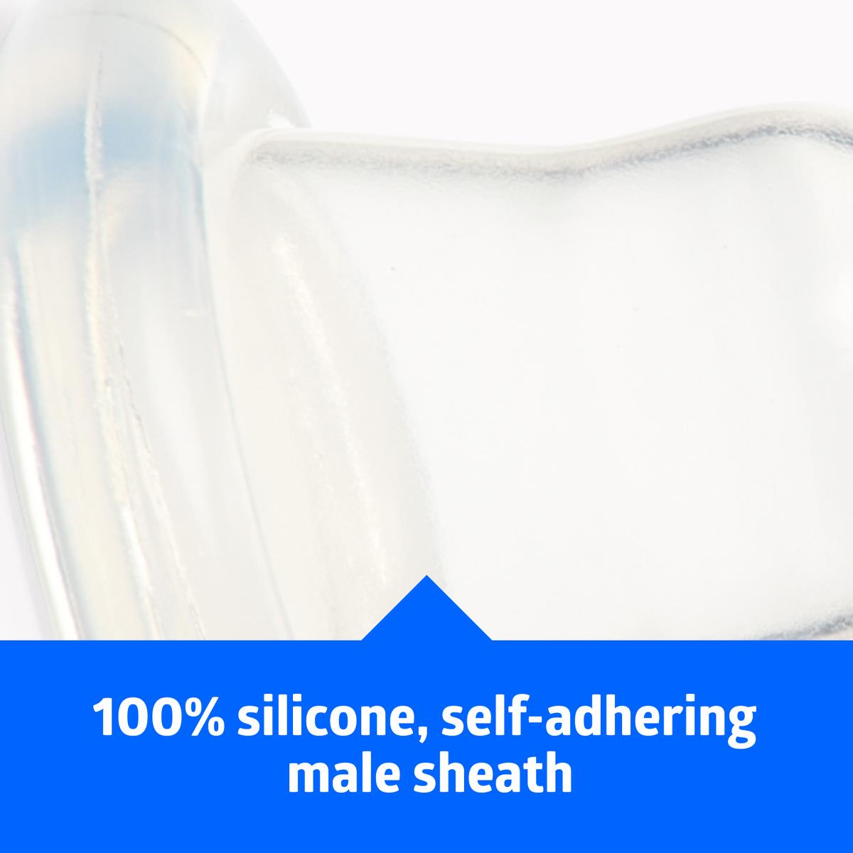 Exo cath 100 silicone male external catheters medline