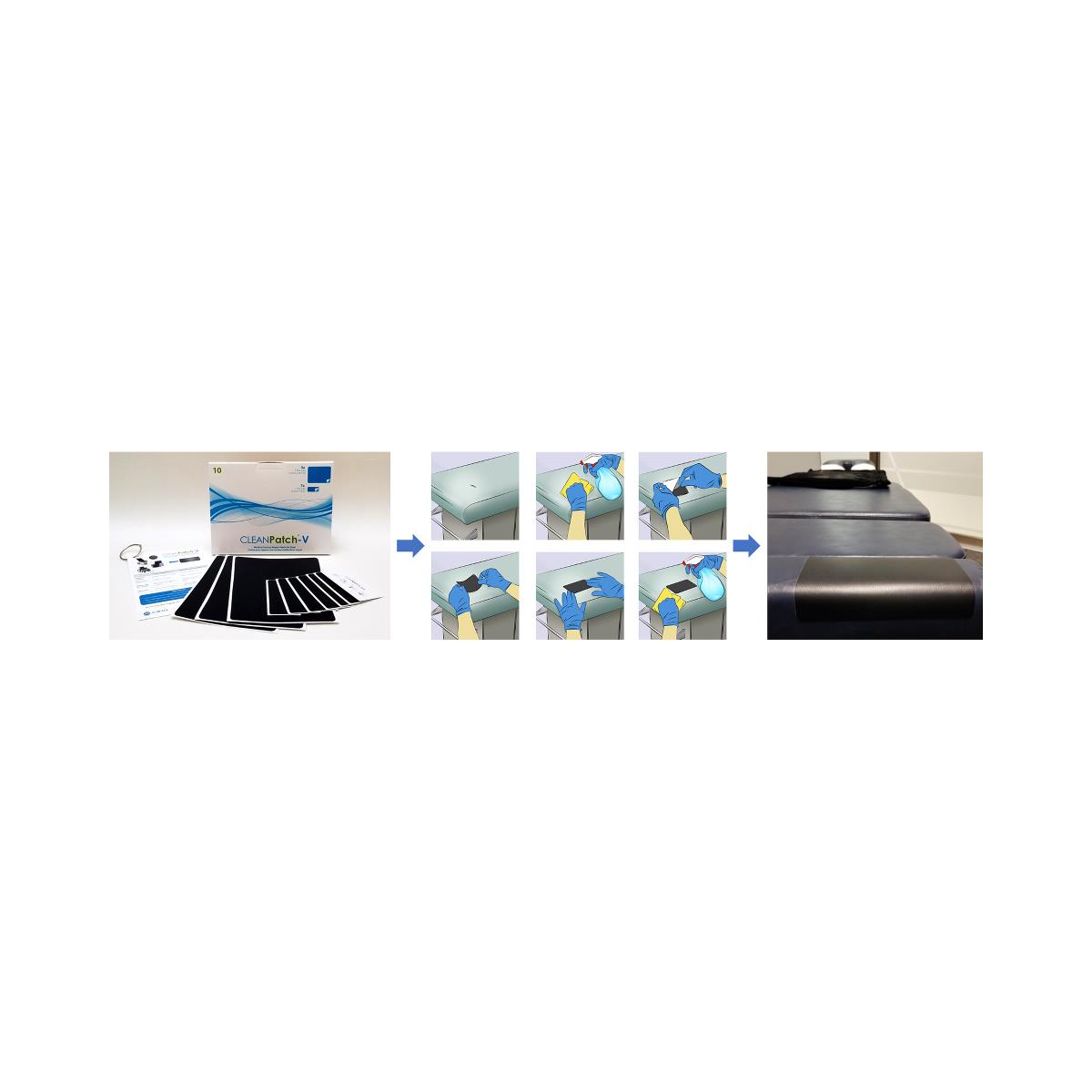 CleanPatch-V Vinyl Repair Patches | Medline