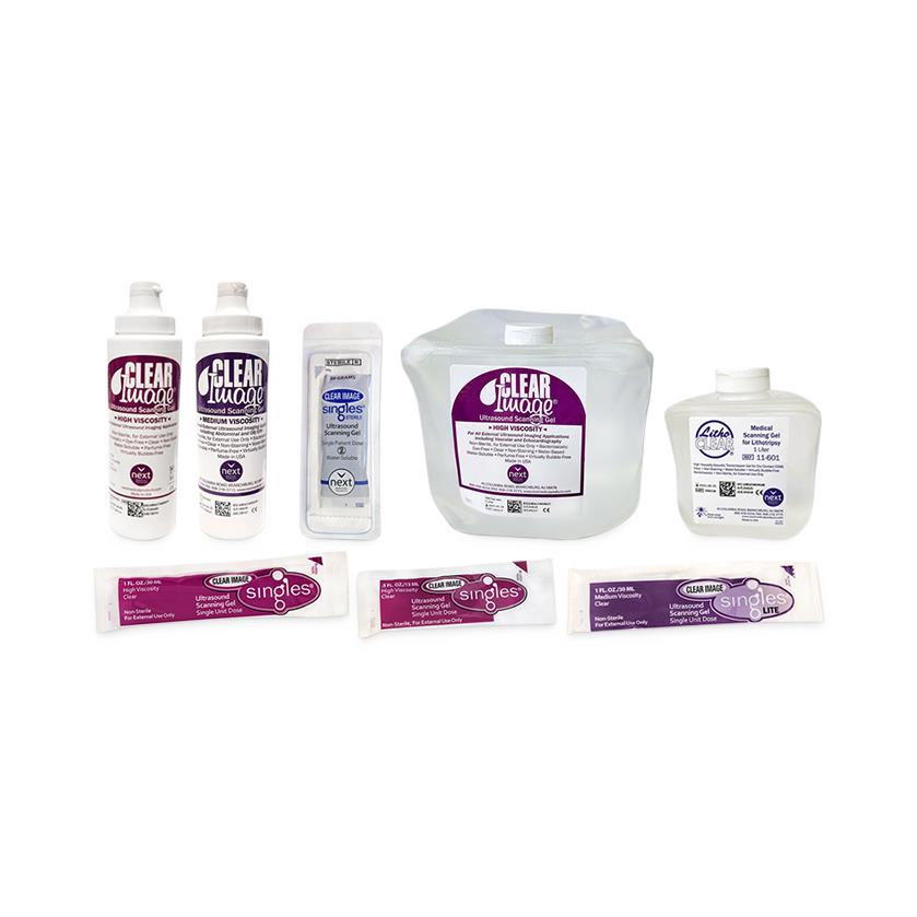Clear Image Ultrasound Scanning Gels | Medline