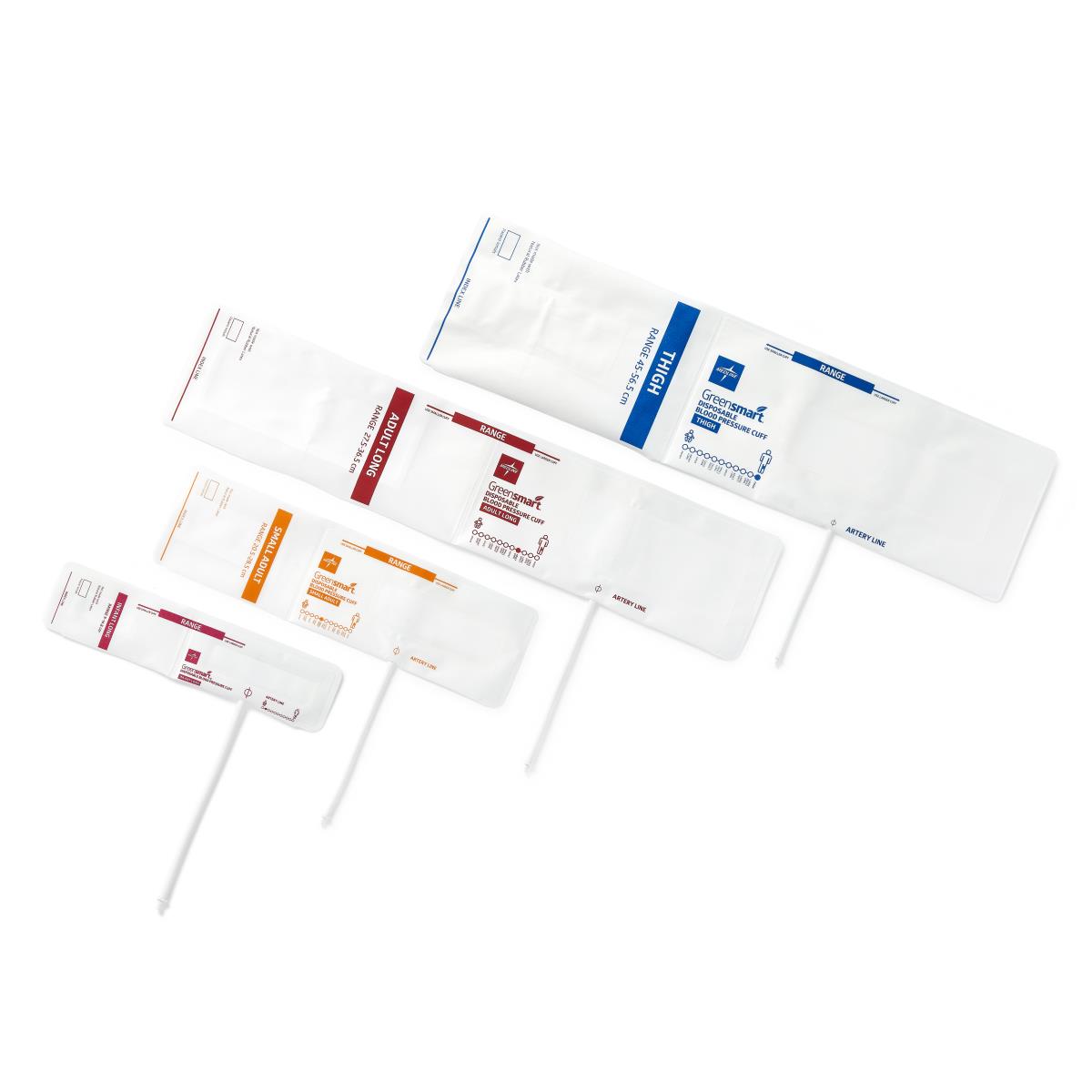 Greensmart 1-Tube Blood Pressure Cuffs with Bayonet Connector