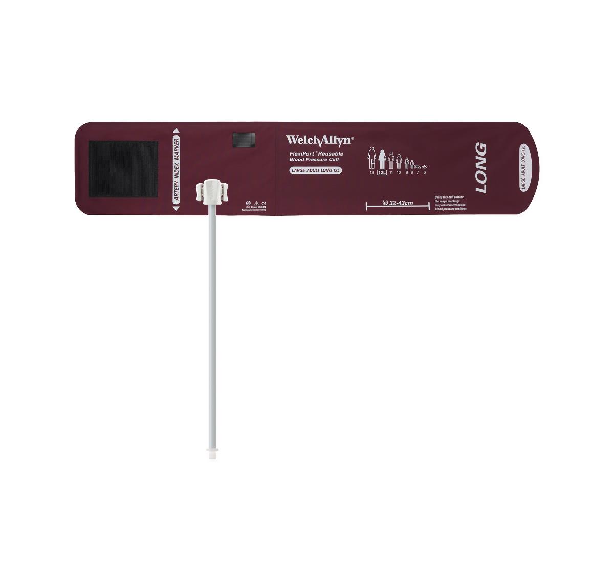 FlexiPort Reusable 1-Tube BP Cuffs with Screw Connector | Medline