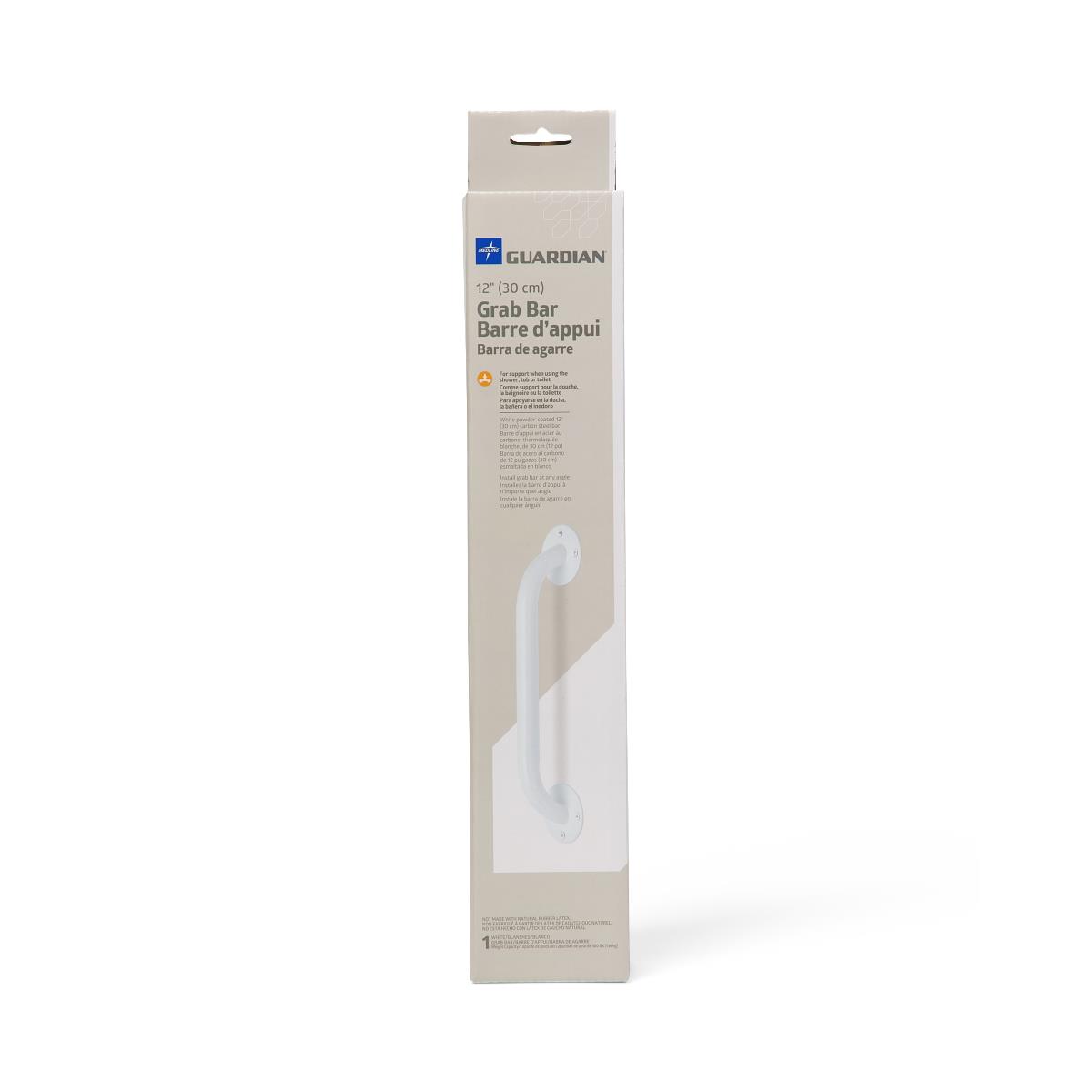 Medline White Enamel Wall-Mount Grab Bar | Medline