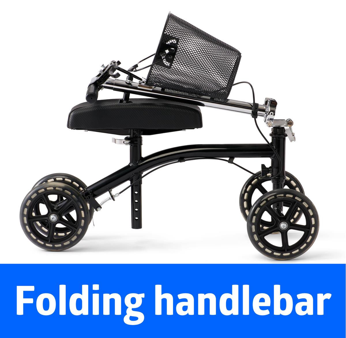 Medline Gen 4 Standard Knee Walker with Dual Hand Brakes and