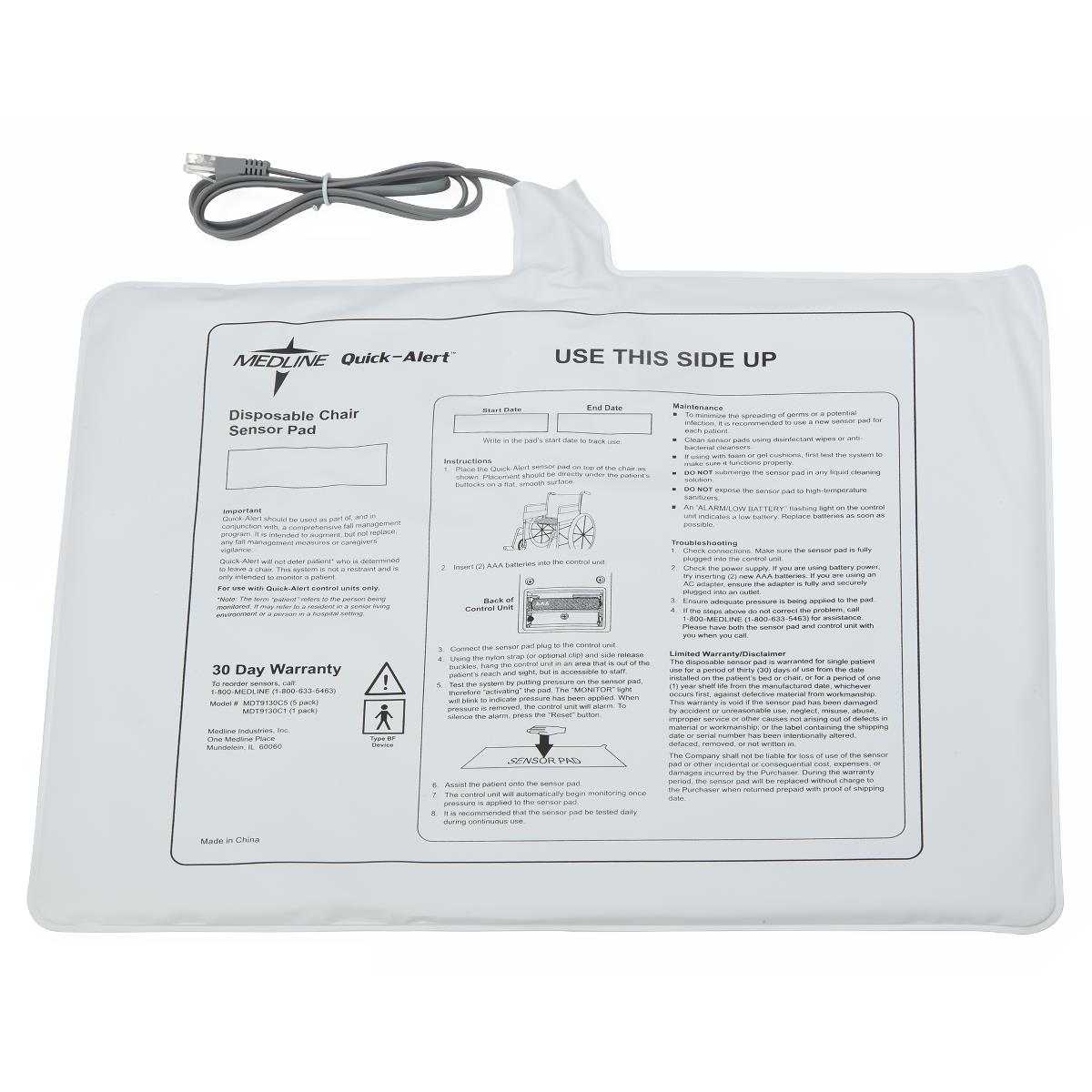 Medline Bed/Chair Sensor Mats | Medline