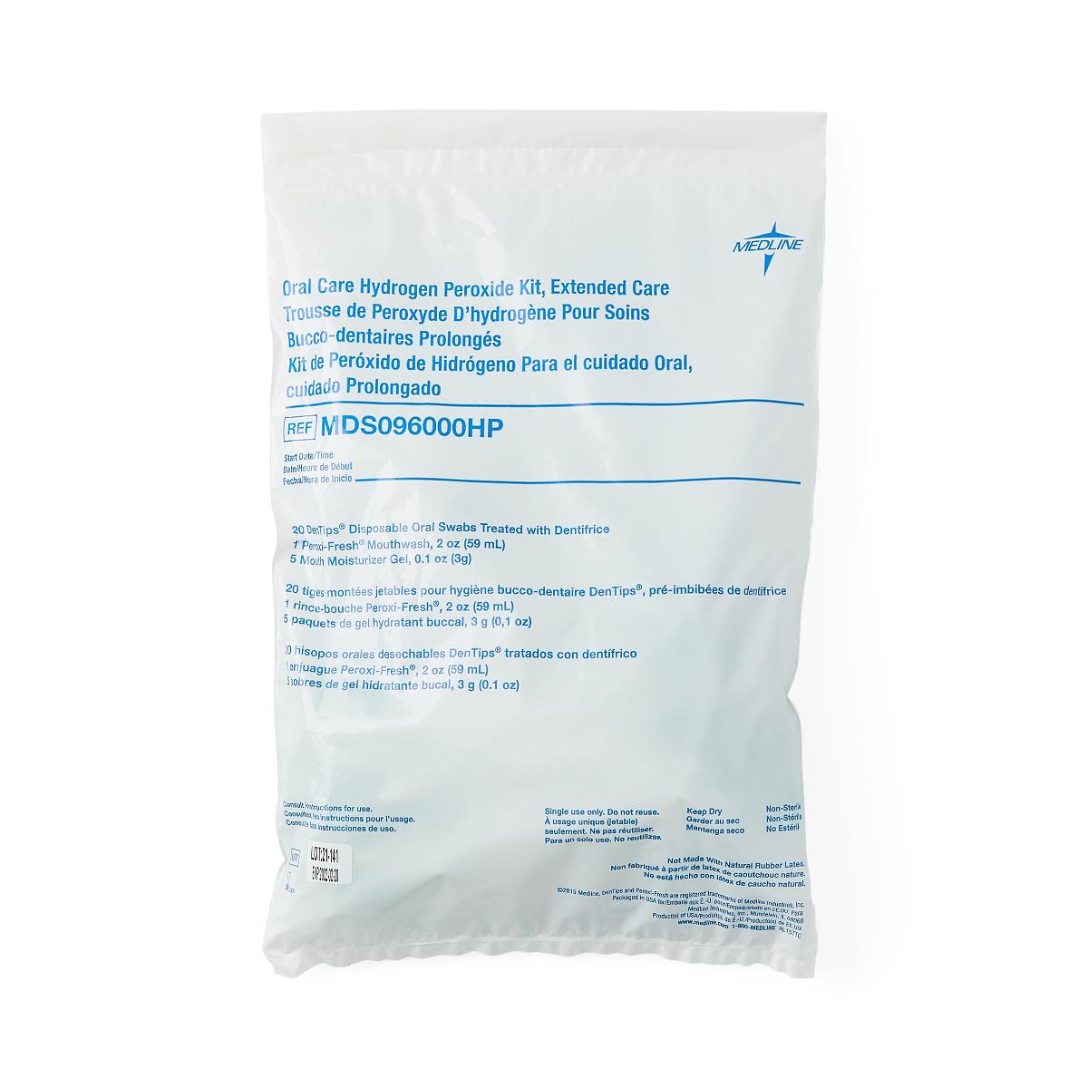 Medline Extended Oral Care Kit with Hydrogen Peroxide PF06331