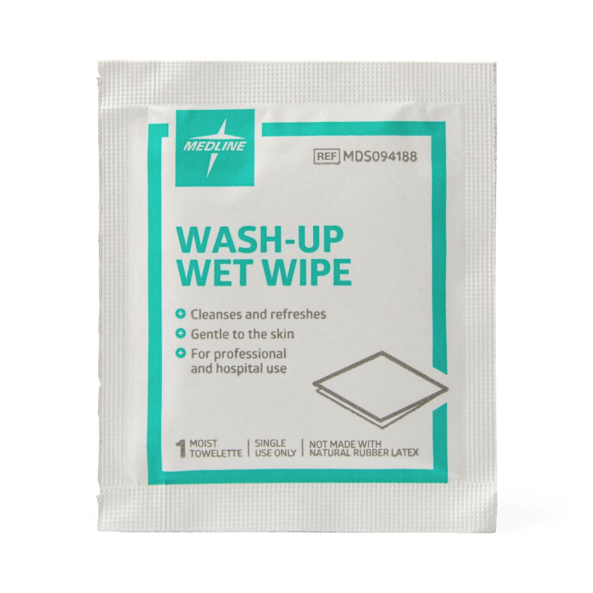 Medline Wash-Up Wet Wipes PF194547