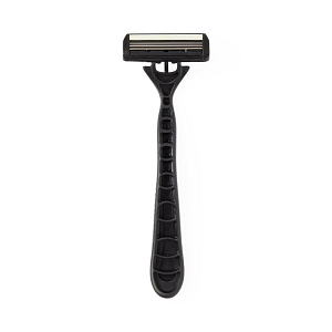 Medline Triple-Blade Facial Razors with Lubrication Strip | Medline