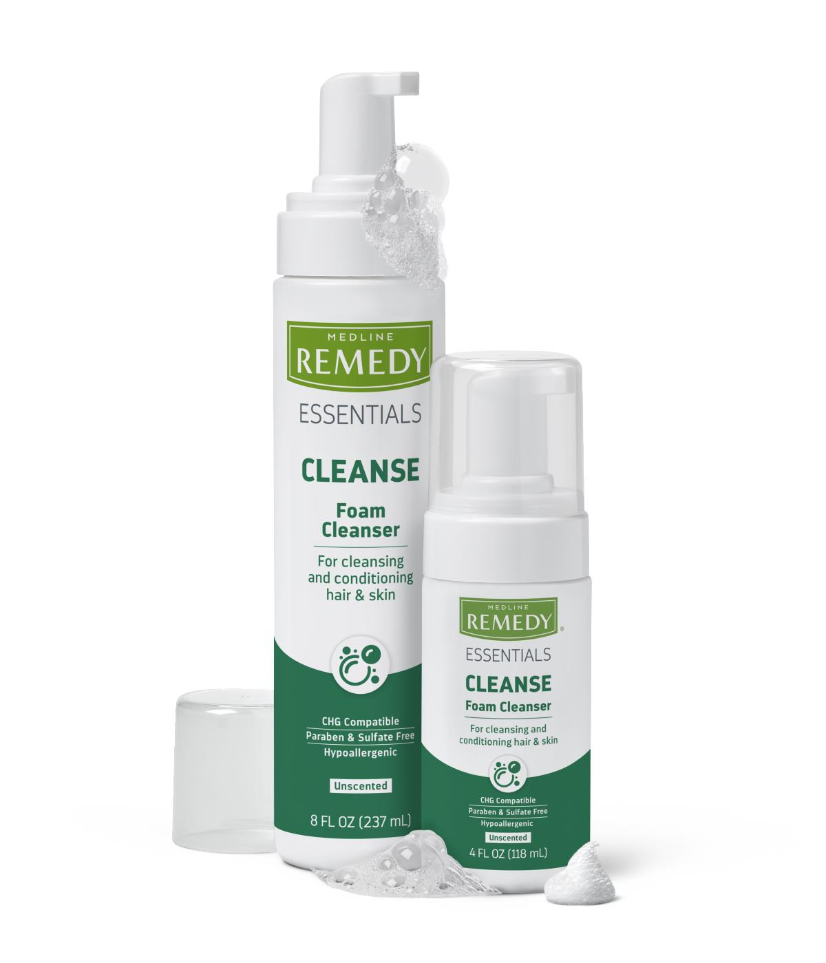 Medline Remedy Essentials No-Rinse Foam Cleanser PF178599
