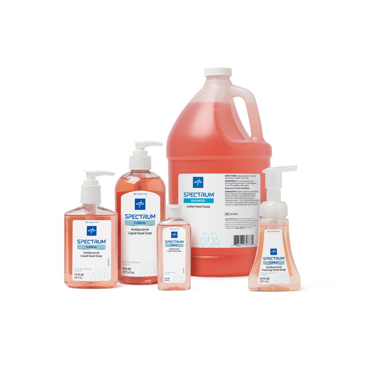 Spectrum Clinical Antibacterial Hand Soaps Medline