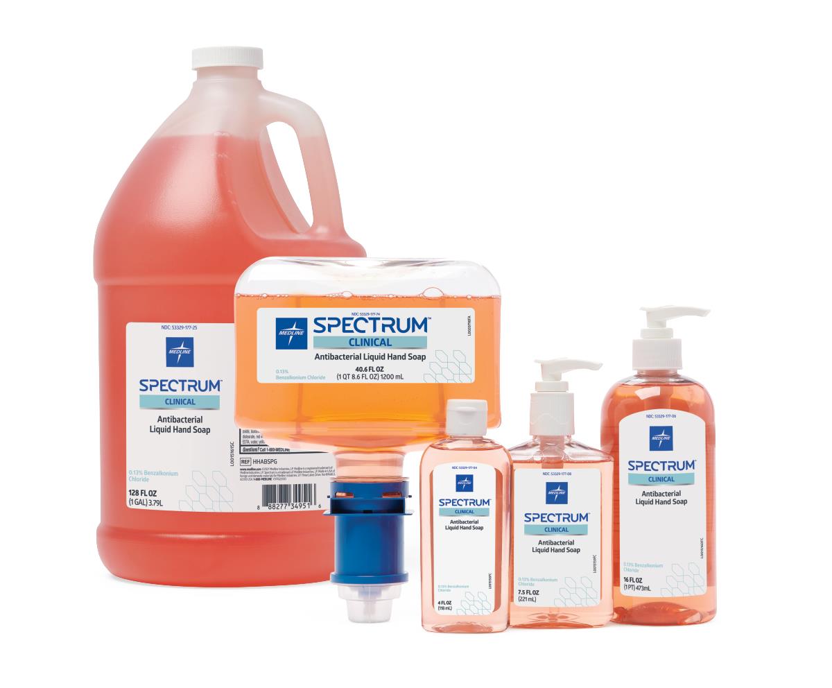 Spectrum Antibacterial Liquid Hand Soap | Medline