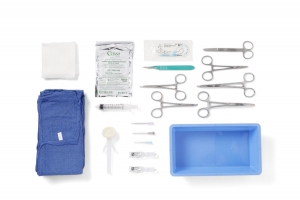 Medline Chest Tube Tray with COMFORT LOOP Instruments | Medline ...