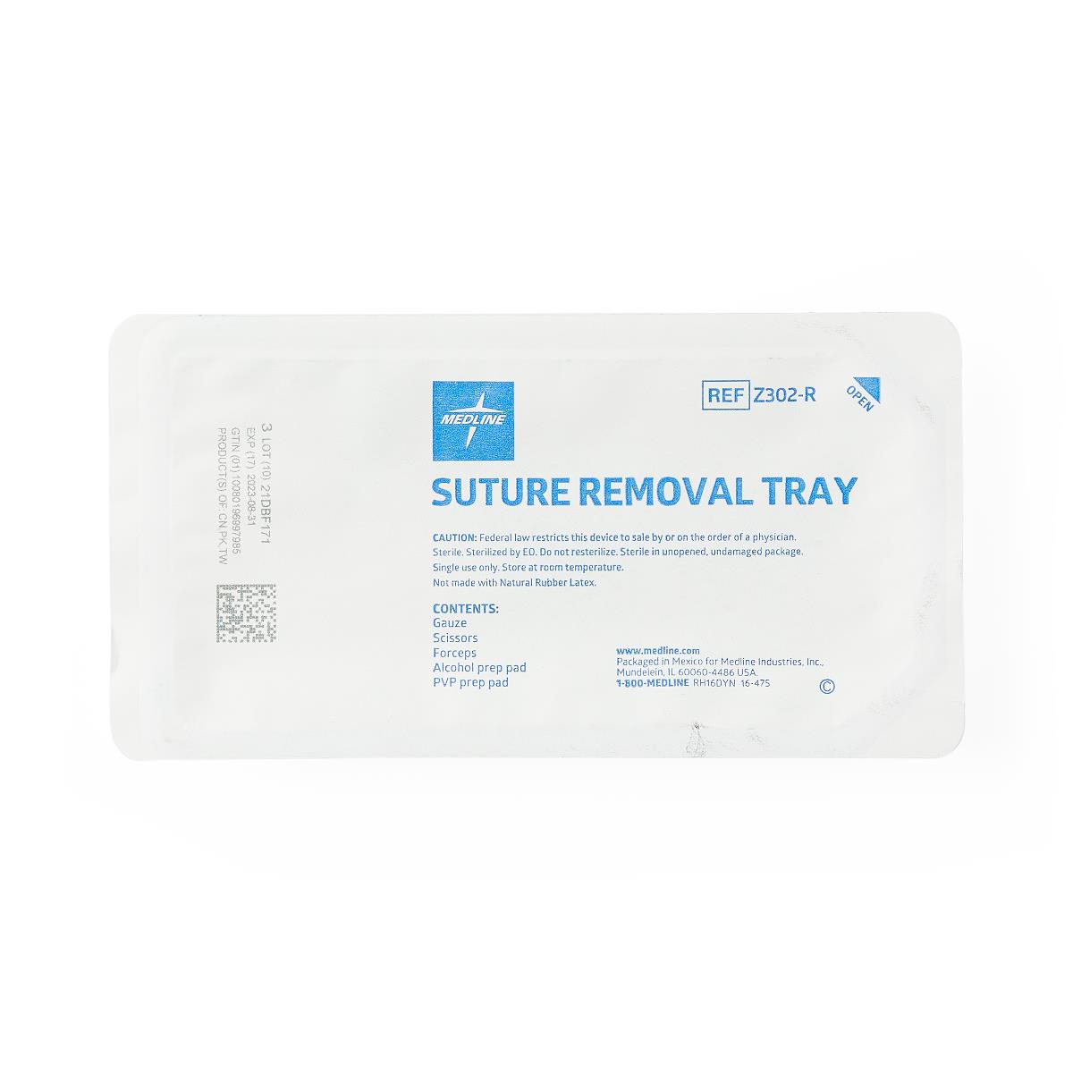 Medline Floor Grade Suture Removal Trays | Medline