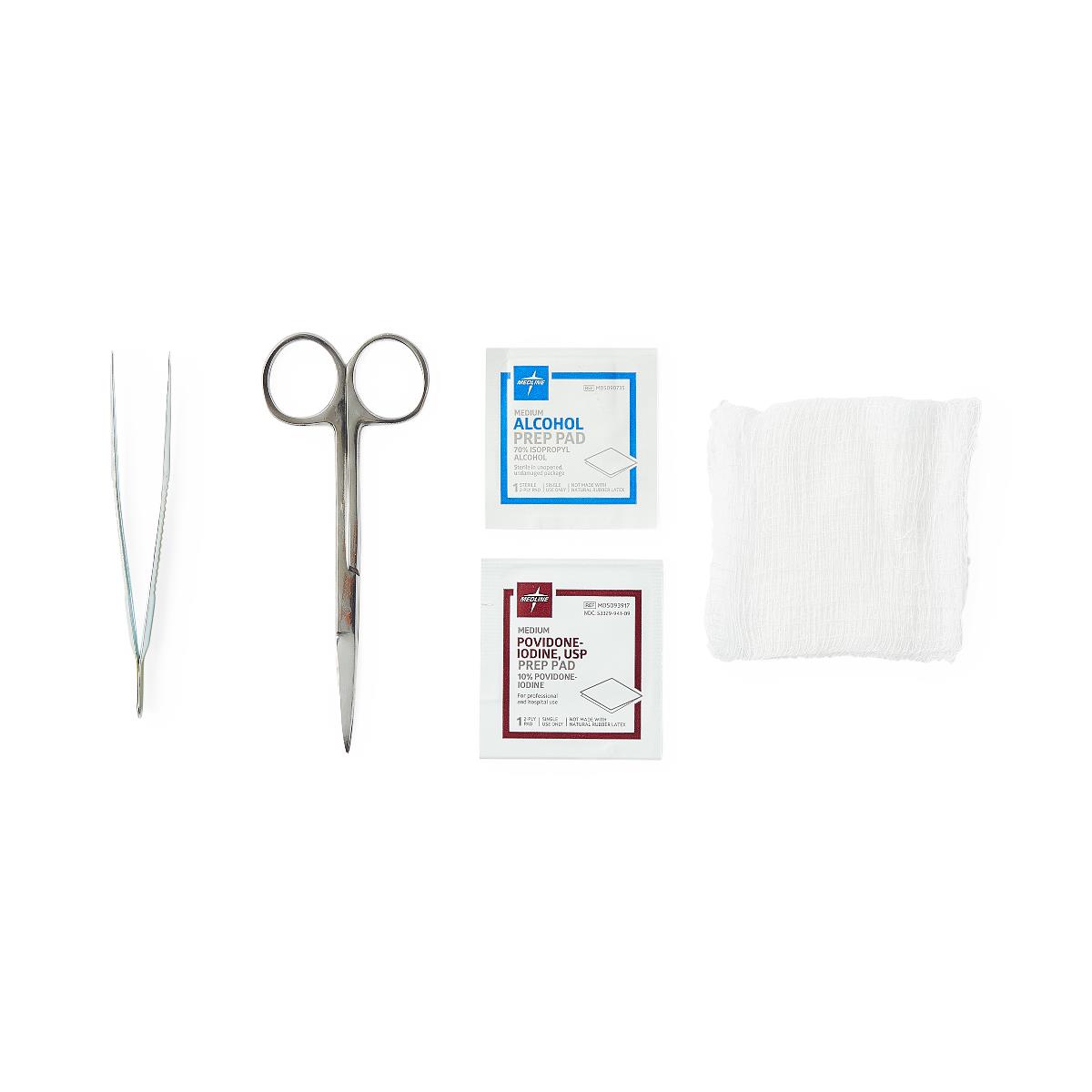 Medline Floor Grade Suture Removal Trays | Medline