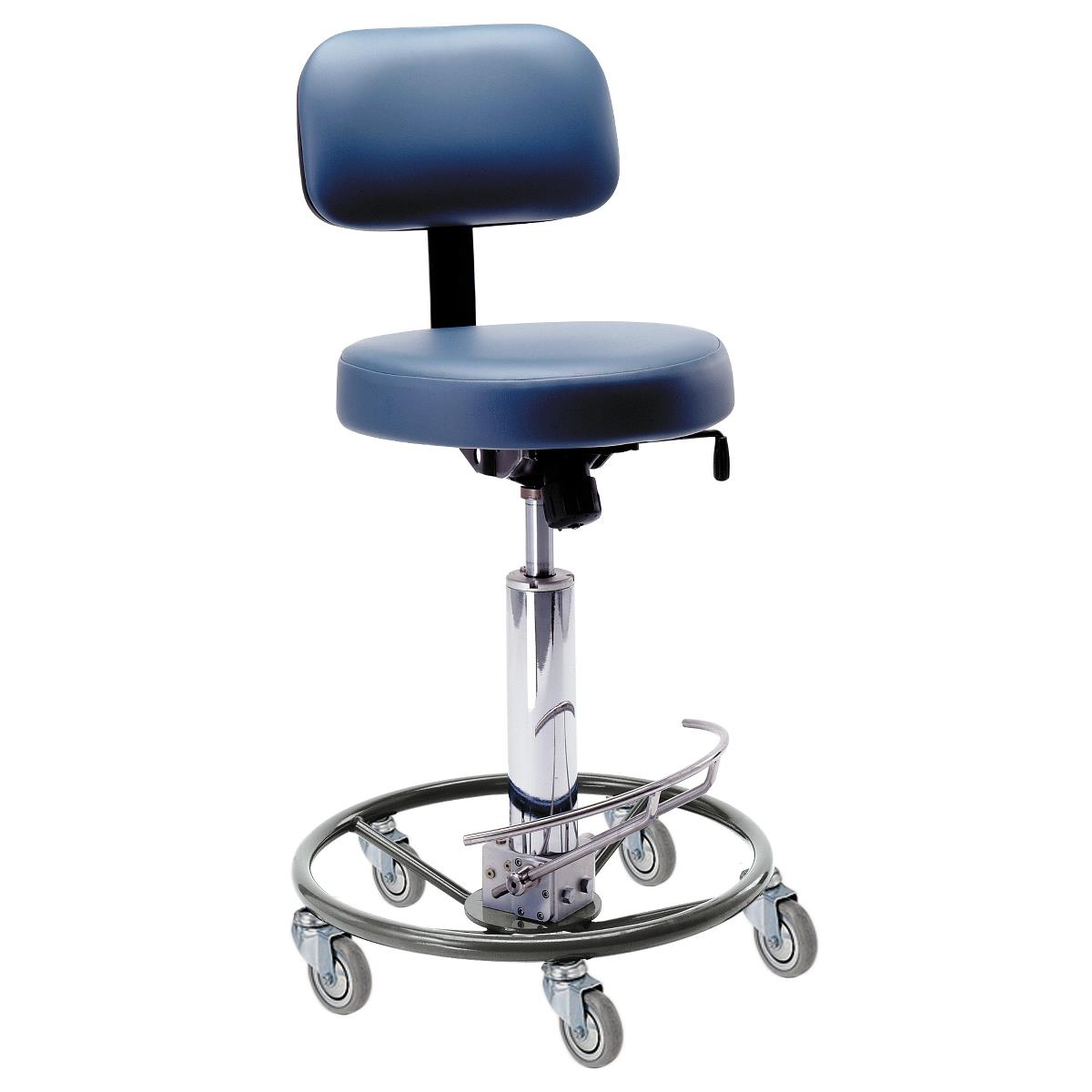 Pedigo Hydraulic 360? Rotation Surgeon Chairs with Back | Medline