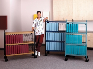Mobile Top-Opening Chart Racks | Medline Industries, Inc.