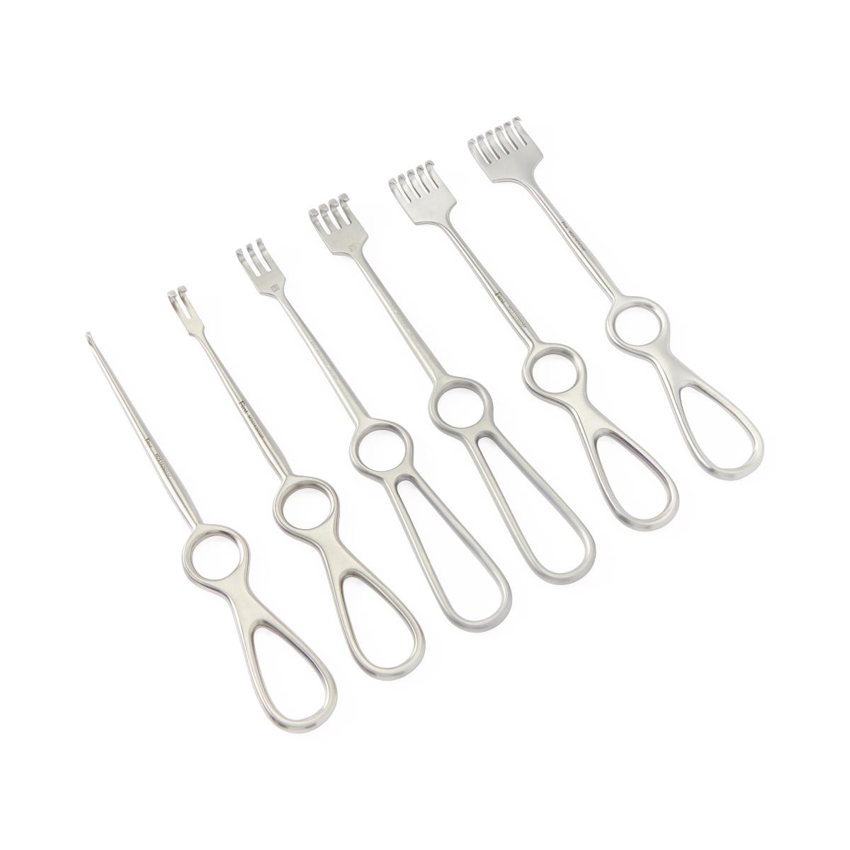 thumbnail interactive-video image 1 of DDP Volkman Retractor 8.5'' 4 Prong Blunt - Surgical Instrument From Pakistan 1 of 2