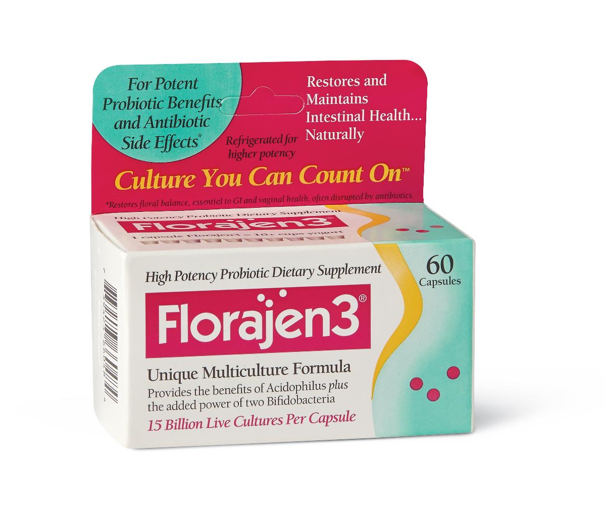 Florajen 3 Probiotic Caplets | Medline