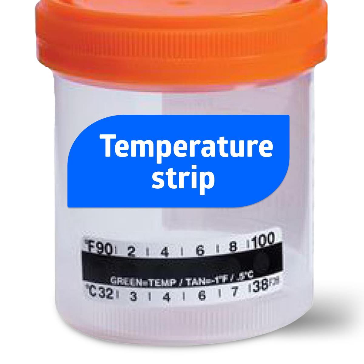 Starplex Sterile Specimen Containers with Temperature Strip | Medline