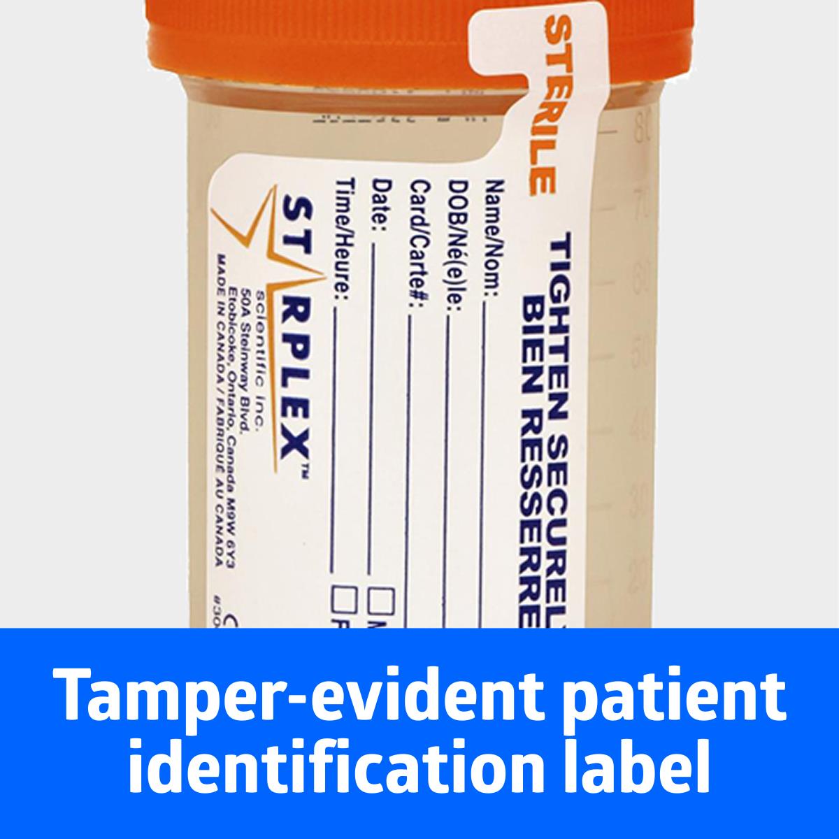 Starplex Containers Starplex Sterile Specimen Containers with Temperature Strip | Medline