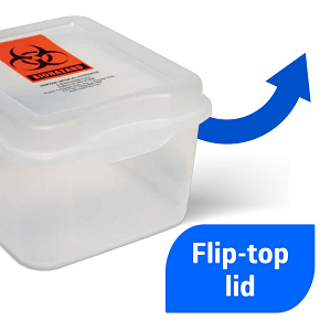 Hopkins Nonsterile Biohazard Specimen Containers | Medline