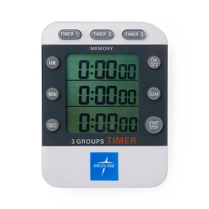 Medline 3-Channel Timer with Digital LCD Display | Medline
