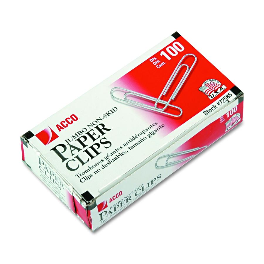 Acco Bright Silver Paper Clips | Medline